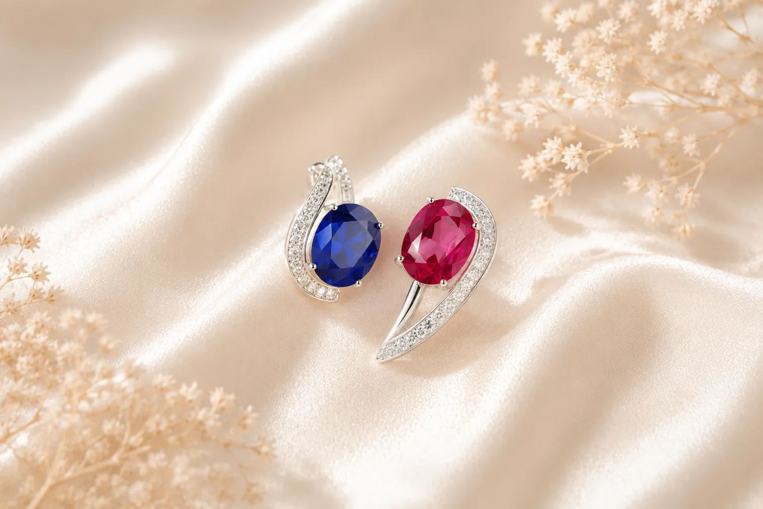 Ruby & Blue Sapphire Ring